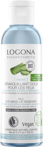 Logona Huile d&eacute;maquillante pour les yeux &agrave; l'alo&egrave;s 125 ml