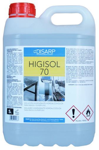 Higisol hydroalcoolique 70 assainissant 5L