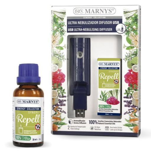 Marnys Combo Usb Ultra Nebulizer + Synergy Repell 30 ml