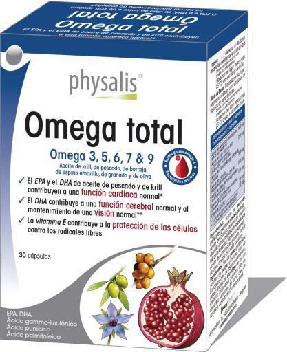 Physalis G&eacute;lules d'Om&eacute;ga 30 Total