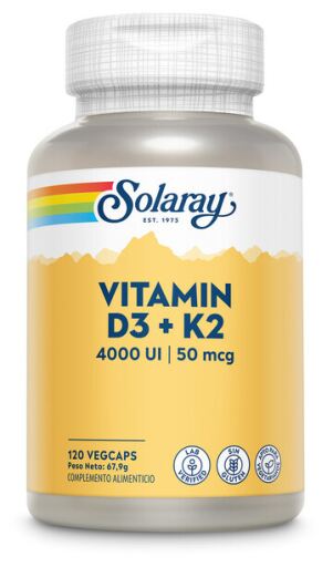 Vitamine D3 + K2 120 capsules