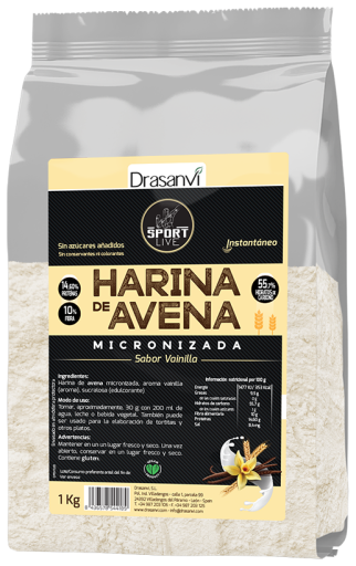 Drasanvi Avoine Vanille Sport live 1 kg