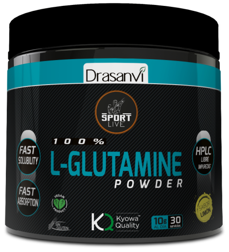 Drasanvi L-Glutamine Saveur Citron Sport live 300 gr