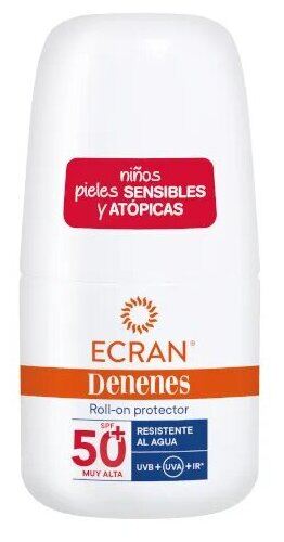 Ecran Denenes Roll On Protecteur Peaux Sensibles et Atopiques SPF 50+ 50 ml