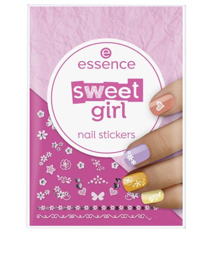 Autocollants Sweet Girl pour les ongles