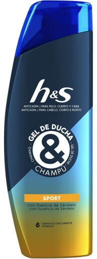 Sport Gel Douche et Shampoing Antipelliculaire 300 ml
