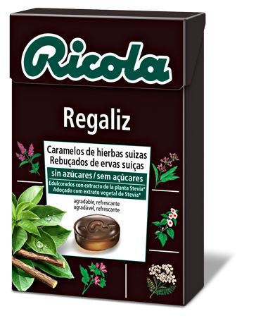 Ricola Bonbons &agrave; la r&eacute;glisse sans sucre 50 gr