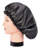 Bonnet Anti Frizz Satin Noir Bonnet Anti Frizz Satin Noir
