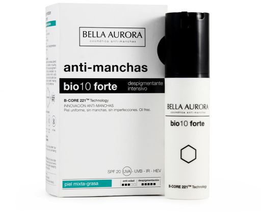 Bella Aurora Bio10 Forte Traitement Anti-Taches Peaux Grasses Mixtes SPF 20 30 ml