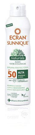 Ecran Sunnique Naturals Brume Protectrice SPF 50 250 ml