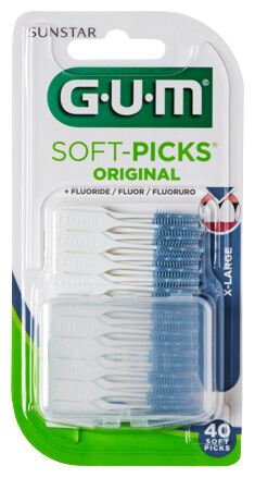 Gum Soft Picks Cleaner X-large 40 unit&eacute;s