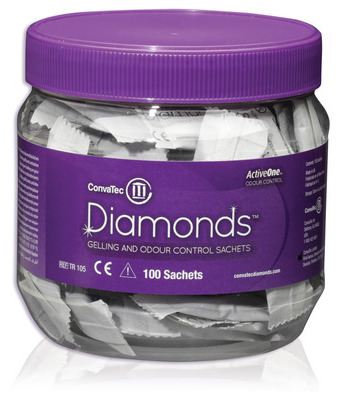 Sachets de gel parfumés Diamonds, 100 unités