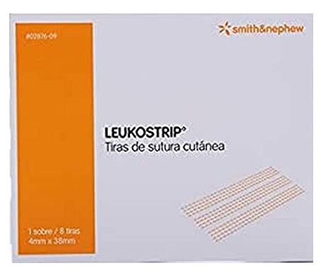 Smith&Nephew Bandelettes de suture cutan&eacute;e Leukostrip 4X76mm