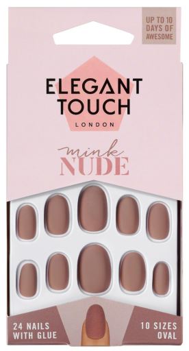 Mike Nude Faux Ongles 24 pcs