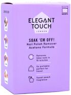 Sachets Soak em off Dissolvant pour faux ongles 100 unités