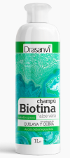 Shampooing &agrave; la biotine et &agrave; l'aloe vera pour cheveux gras