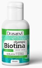 Shampooing &agrave; la biotine et &agrave; l'aloe vera pour cheveux gras