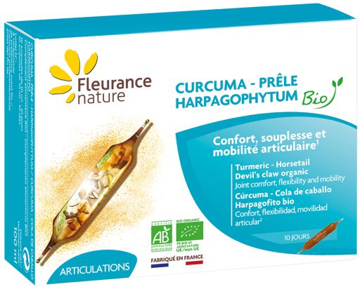 Curcuma Griffe du Diable Pr&ecirc;le Bio 40 g&eacute;lules