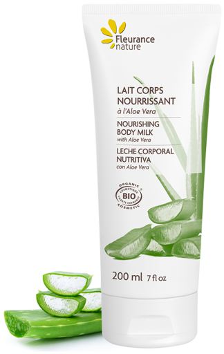Fleurance Nature Lait corporel nourrissant &agrave; l'Aloe vera Bio 200 ml