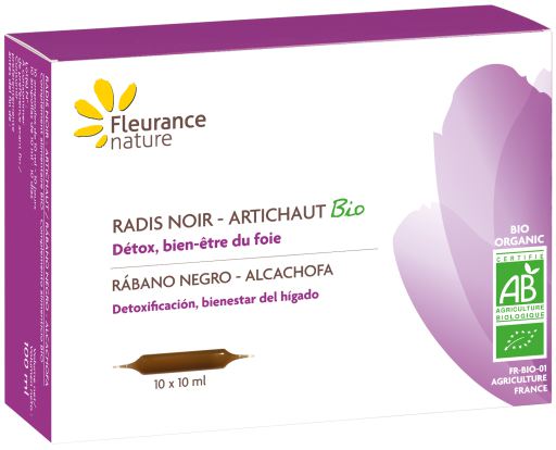 Radis Noir Artichaut Bio en Ampoules