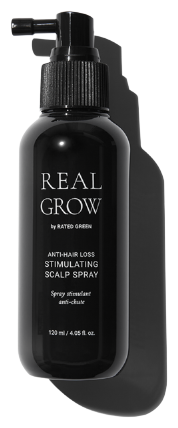 Rated Green Real Grow Spray Anti-Chute Stimulant pour le Cuir Chevelu 120 ml