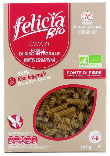 P&acirc;tes Fusilli Riso Integrale 340 gr