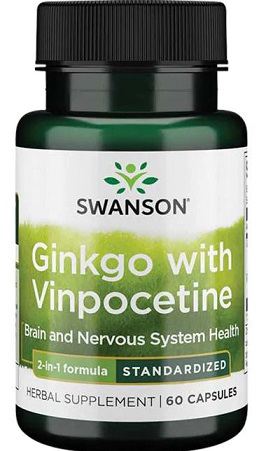 Ginkgo à la Vinpocétine Standardisée 60 Gélules