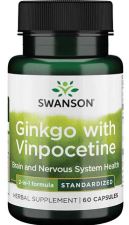 Ginkgo à la Vinpocétine Standardisée 60 Gélules