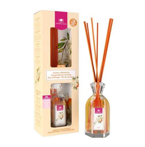 Cristalinas Mikado Fleur d'Oranger 16 semaines 180 ml