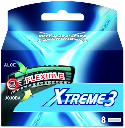 Xtreme 3 lames de rasoir 8 pi&egrave;ces