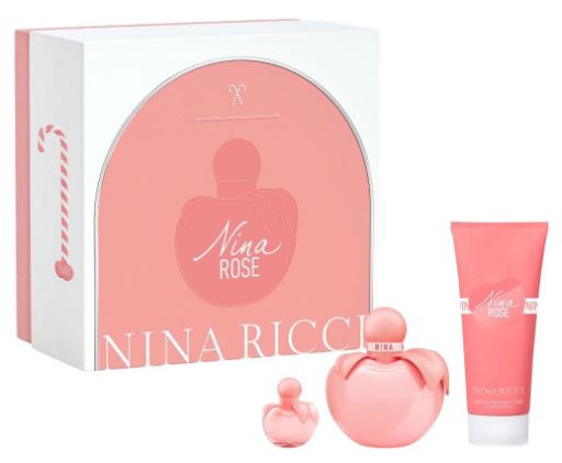 Nina Ricci Nina Rose Eau de toilette coffret 50 ml + 2 Pi&egrave;ces