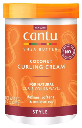 Crème de bouclage cheveux naturels à la noix de coco 709 gr