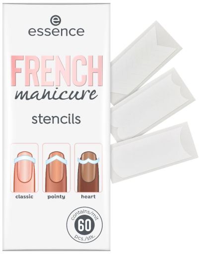Pochoirs de manucure French Manicure 01 Walk The Line 60 pièces