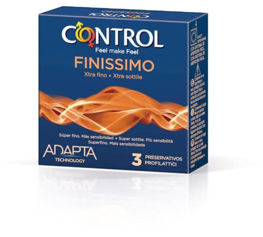 Control Pr&eacute;servatifs Fin&iacute;ssimo 3 unit&eacute;s
