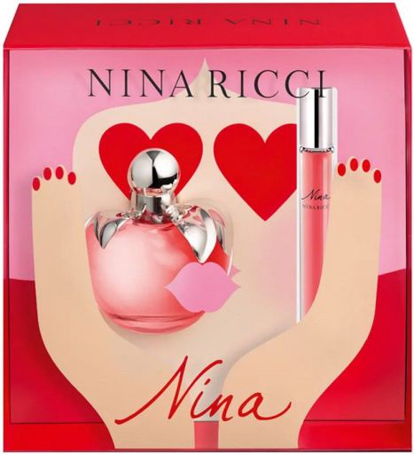 Nina Ricci Coffret Nina Eau de toilette 80 ml + 1 pi&egrave;ce