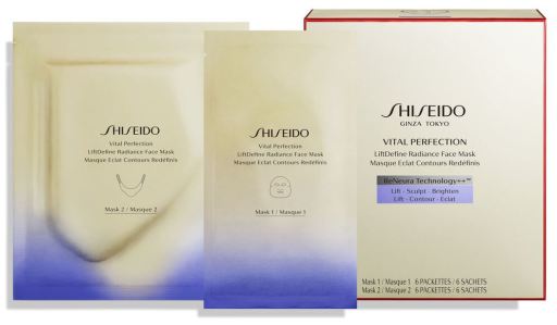 Shiseido Liftdefine Masque &Eacute;clat Visage 6 unit&eacute;s