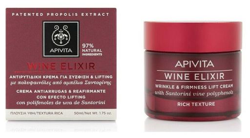 Wine Elixir rides &amp; fermet&eacute; Cr&egrave;me Texture Riche 50 ml