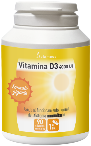 Vitamine D3 4000 UI 90 gélules végétales