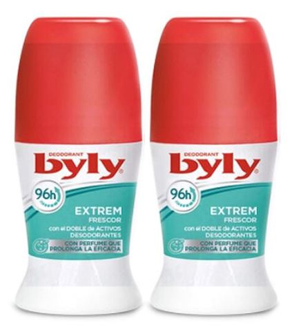 Byly Pack D&eacute;odorant Roll-on Fra&icirc;cheur Extr&ecirc;me 2 x 50 ml