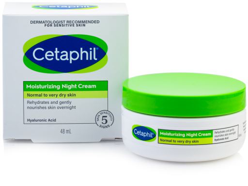 Crème hydratante de nuit pour le visage 48 ml