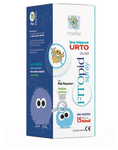 Noefar Fitopid Spray Anti-poux 100 ml + 1 peigne acier