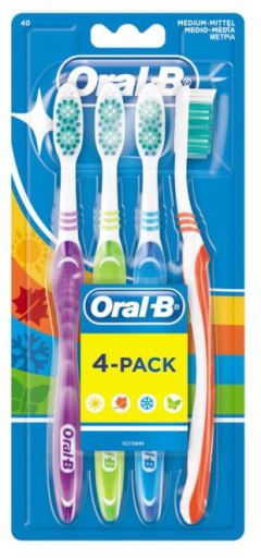 Oral-B Set de pinceaux 123 4 unit&eacute;s