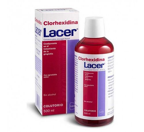 Bain de bouche à la chlorhexidine 0,2 % 500 ml