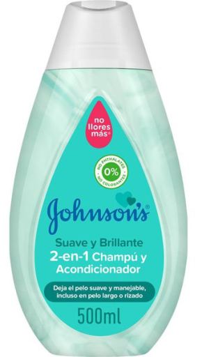 Johnson's Shampoing et Apr&egrave;s-shampooing 2 en 1 500 ml