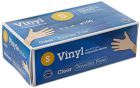 Gants en vinyle doux au toucher sans poudre L 100 unit&eacute;s