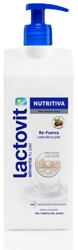 Lactovit Lait Corporel Nourrissant Peaux S&egrave;ches 400 ml