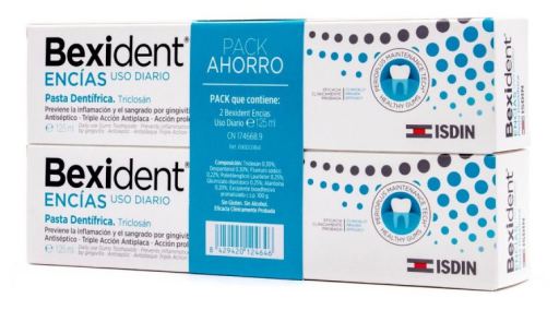 Dentifrice Bexident Gums 2 x 125 ml
