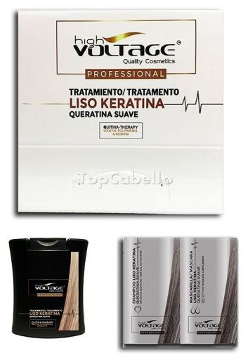 Voltage Cosmetics Coffret Soin Lissant &agrave; la K&eacute;ratine 100 ml 5 Unit&eacute;s