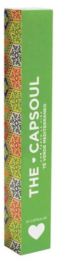 The Capsoul Th&eacute; vert m&eacute;diterran&eacute;en 10 capsules compatibles nespresso