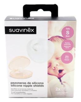 Protège-tétons en silicone taille S, lot de 2